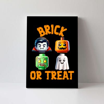 Building Bricks Halloween Costume Brick Or Treat Monsters Canvas