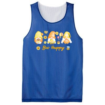 Beekeeping Bee Happy Gnomies Honey Bee Great Gift Mesh Reversible Basketball Jersey Tank