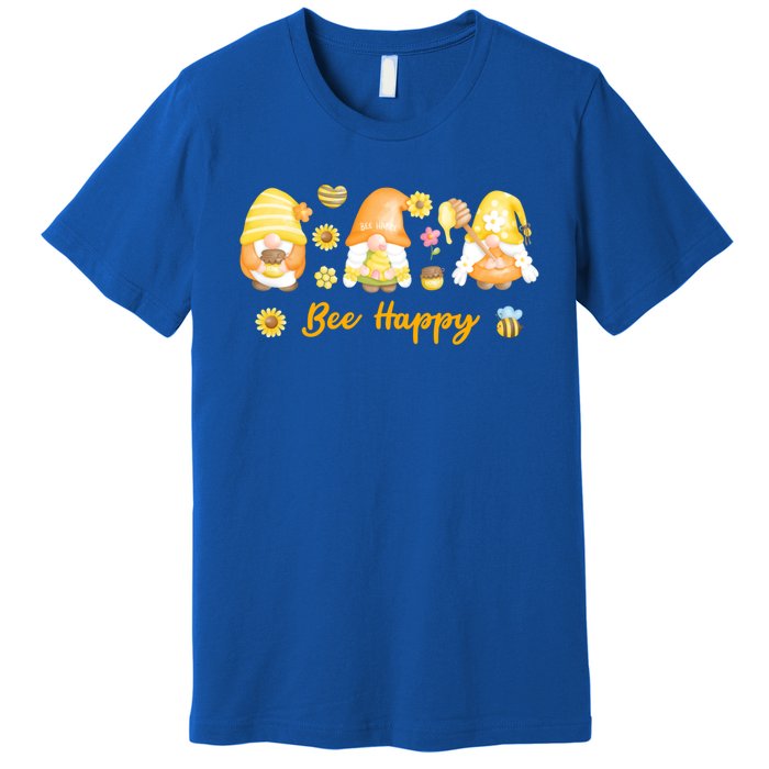 Beekeeping Bee Happy Gnomies Honey Bee Great Gift Premium T-Shirt