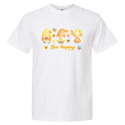 Beekeeping Bee Happy Gnomies Honey Bee Great Gift Garment-Dyed Heavyweight T-Shirt