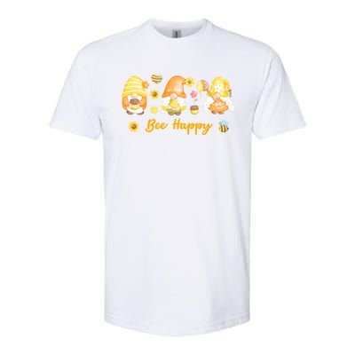 Beekeeping Bee Happy Gnomies Honey Bee Great Gift Softstyle CVC T-Shirt