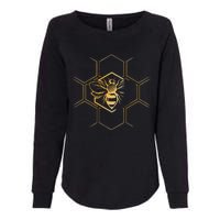 Beekeeper Beekeeping Honeycomb Love For Bees Womens California Wash Sweatshirt