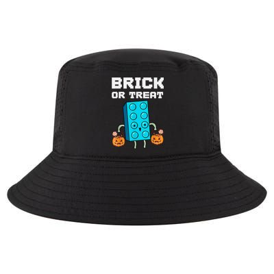 Block Building Halloween Brick Or Treat Kids Master Builder Cool Comfort Performance Bucket Hat