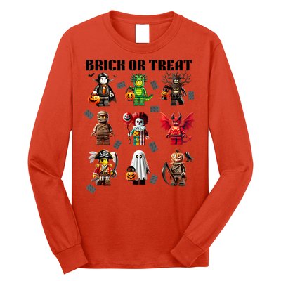 Building Bricks Halloween Brick Or Treat Costume Monsters Long Sleeve Shirt