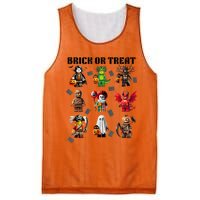 Building Bricks Halloween Brick Or Treat Costume Monsters Mesh Reversible Basketball Jersey Tank