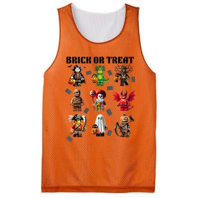 Building Bricks Halloween Brick Or Treat Costume Monsters Mesh Reversible Basketball Jersey Tank