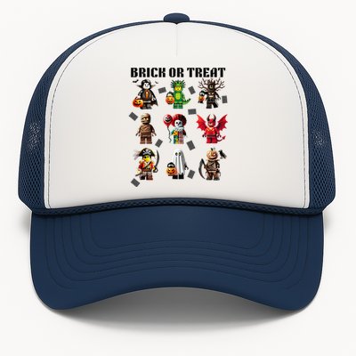 Building Bricks Halloween Brick Or Treat Costume Monsters Trucker Hat