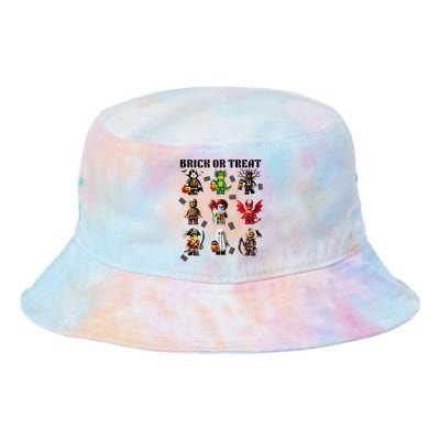 Building Bricks Halloween Brick Or Treat Costume Monsters Tie Dye Newport Bucket Hat