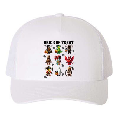 Building Bricks Halloween Brick Or Treat Costume Monsters Yupoong Adult 5-Panel Trucker Hat