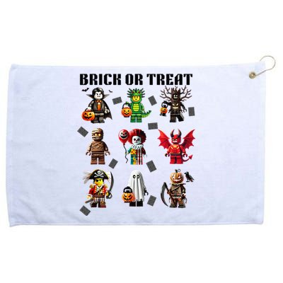 Building Bricks Halloween Brick Or Treat Costume Monsters Grommeted Golf Towel