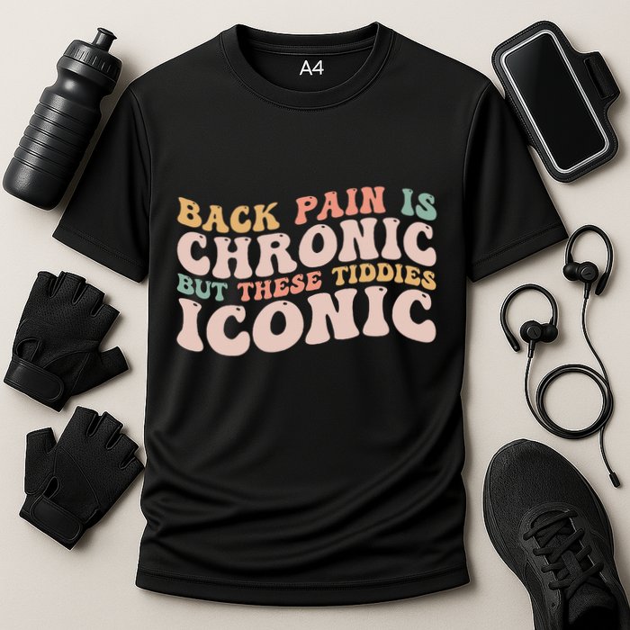 Big Boob Humor Iconic Funny Inappropriate Embarrassing Cooling Performance Crew T-Shirt