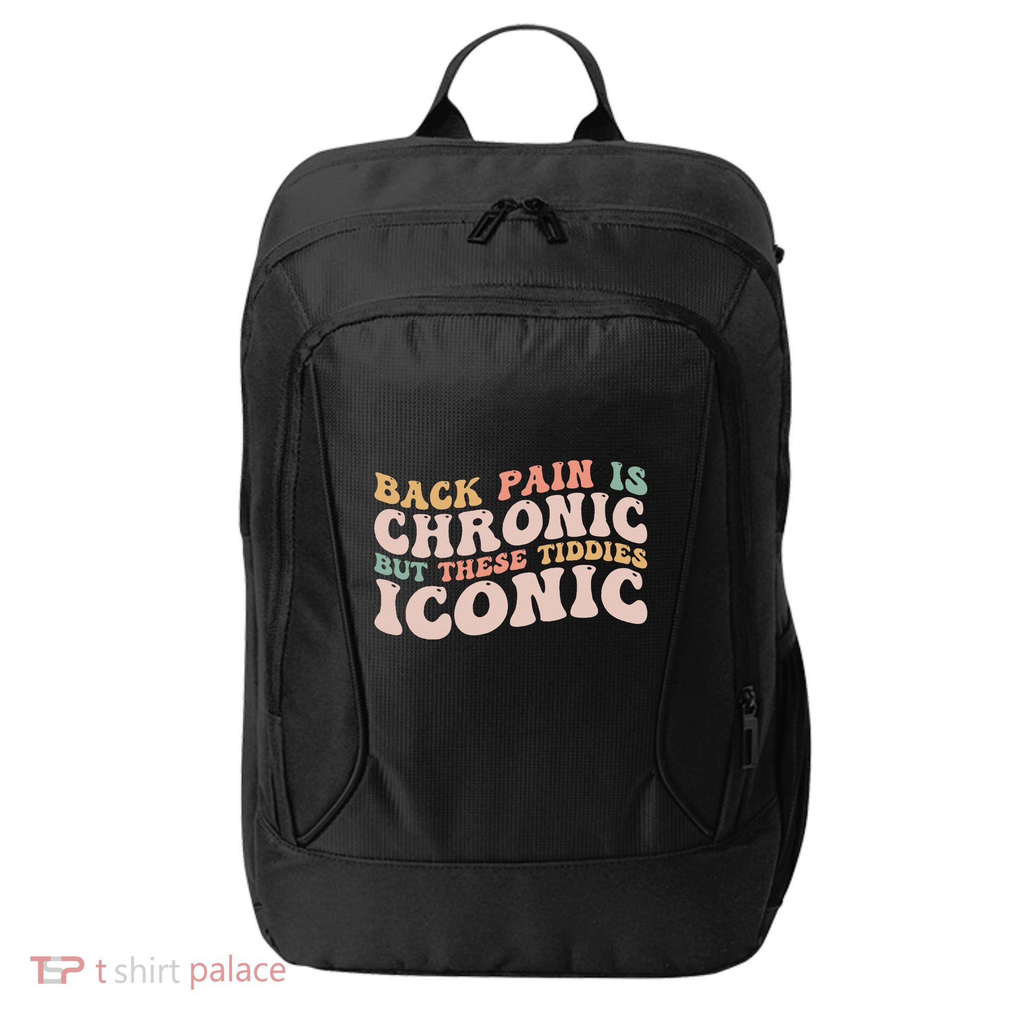 Big Boob Humor Iconic Funny Inappropriate Embarrassing City Backpack
