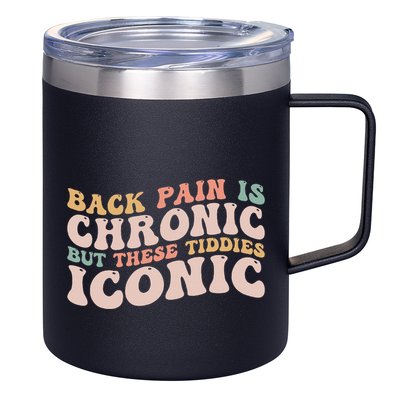 Big Boob Humor Iconic Funny Inappropriate Embarrassing 12oz Stainless Steel Coffee Mug