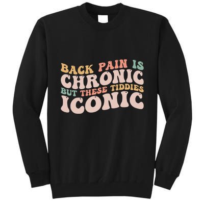 Big Boob Humor Iconic Funny Inappropriate Embarrassing Tall Sweatshirt
