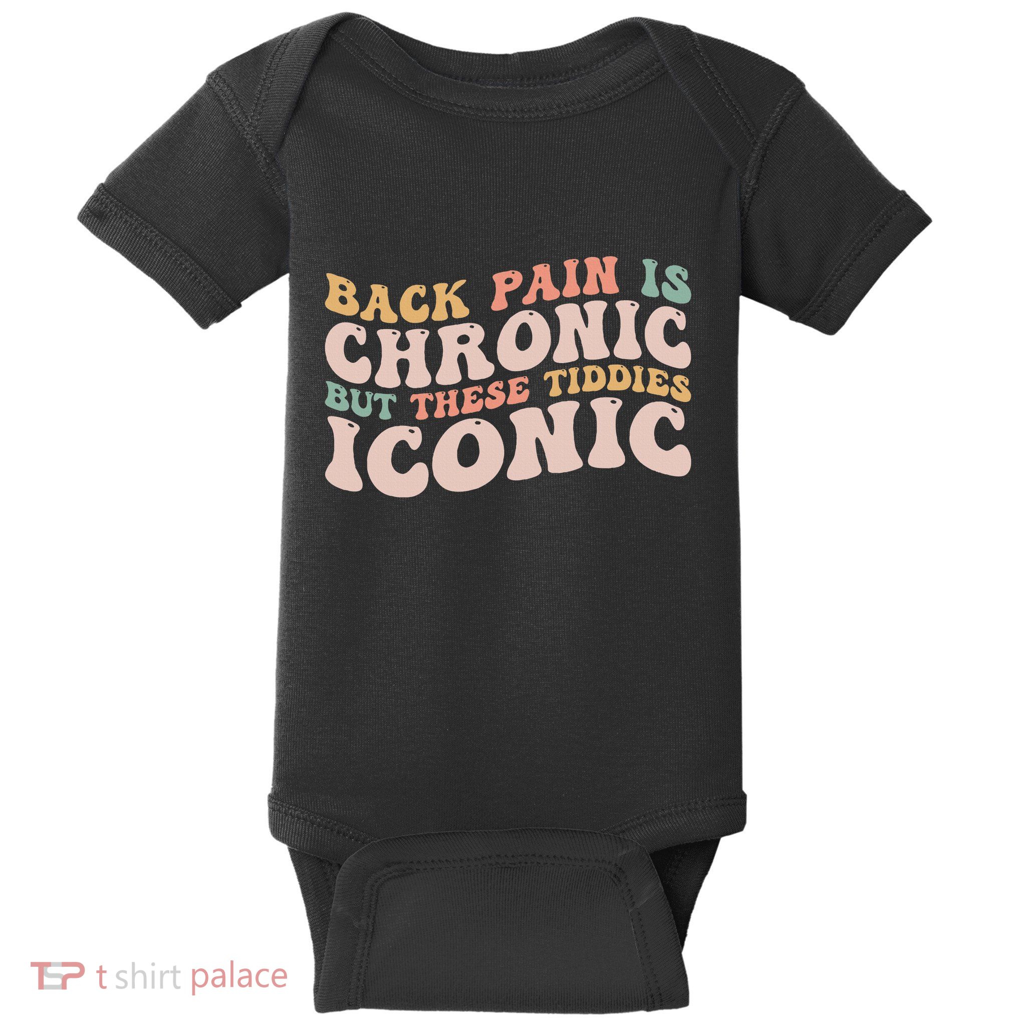 Big Boob Humor Iconic Funny Inappropriate Embarrassing Baby Bodysuit