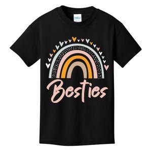 Besties BFF Heart Best Friends Bestie Kids T-Shirt