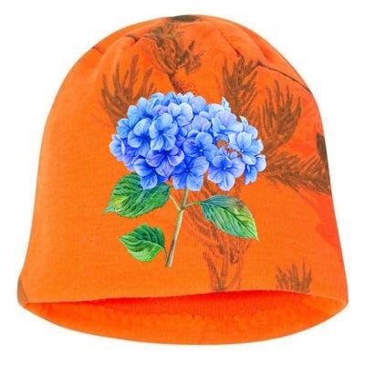 Beautiful Blue Hydrangea Flowers Kati - Camo Knit Beanie