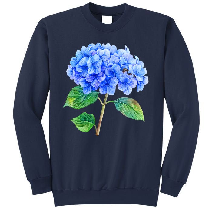 Beautiful Blue Hydrangea Flowers Sweatshirt