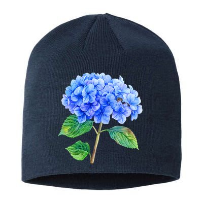 Beautiful Blue Hydrangea Flowers Sustainable Beanie