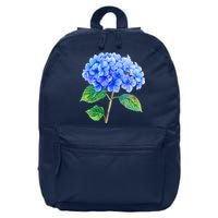 Beautiful Blue Hydrangea Flowers 16 in Basic Backpack