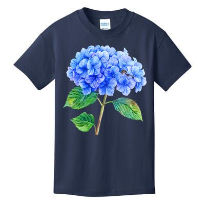 Beautiful Blue Hydrangea Flowers Kids T-Shirt