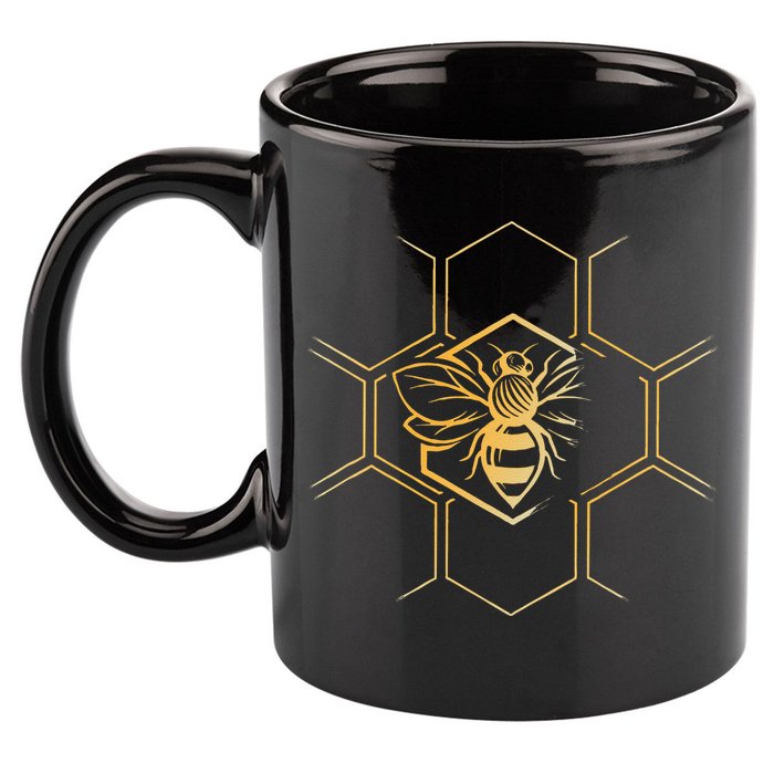 Beekeeper Beekeeping Honeycomb Love For Bees 11oz C Handle Ceramic Mug