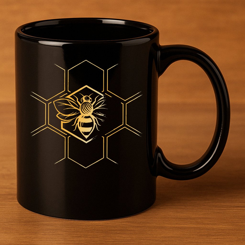 Beekeeper Beekeeping Honeycomb Love For Bees 11oz C Handle Ceramic Mug