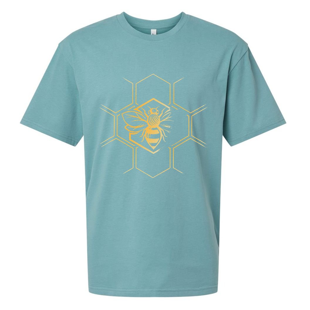 Beekeeper Beekeeping Honeycomb Love For Bees Sueded Cloud Jersey T-Shirt
