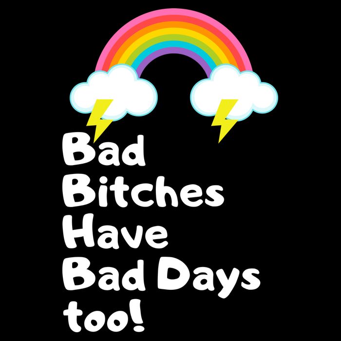 Bad Bitches Have Bad Days Too Funny Sustainable Bucket Hat