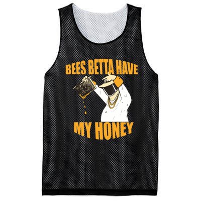 BEES BETTA HAVE MY HONEY For Beekeepers And Honey Fans Mesh Reversible Basketball Jersey Tank