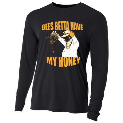 BEES BETTA HAVE MY HONEY For Beekeepers And Honey Fans Cooling Performance Long Sleeve Crew