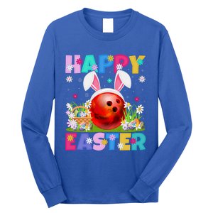 Bowling Ball Happy Easter Bunny Bowling Ball Easter Sunday Gift Long Sleeve Shirt