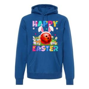 Bowling Ball Happy Easter Bunny Bowling Ball Easter Sunday Gift Premium Hoodie