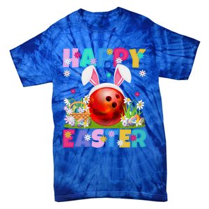 Bowling Ball Happy Easter Bunny Bowling Ball Easter Sunday Gift Tie-Dye T-Shirt