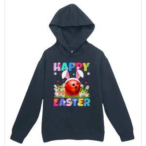 Bowling Ball Happy Easter Bunny Bowling Ball Easter Sunday Gift Urban Pullover Hoodie