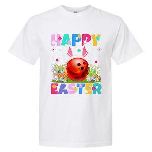 Bowling Ball Happy Easter Bunny Bowling Ball Easter Sunday Gift Garment-Dyed Heavyweight T-Shirt