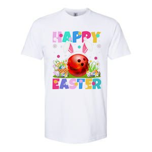 Bowling Ball Happy Easter Bunny Bowling Ball Easter Sunday Gift Softstyle CVC T-Shirt