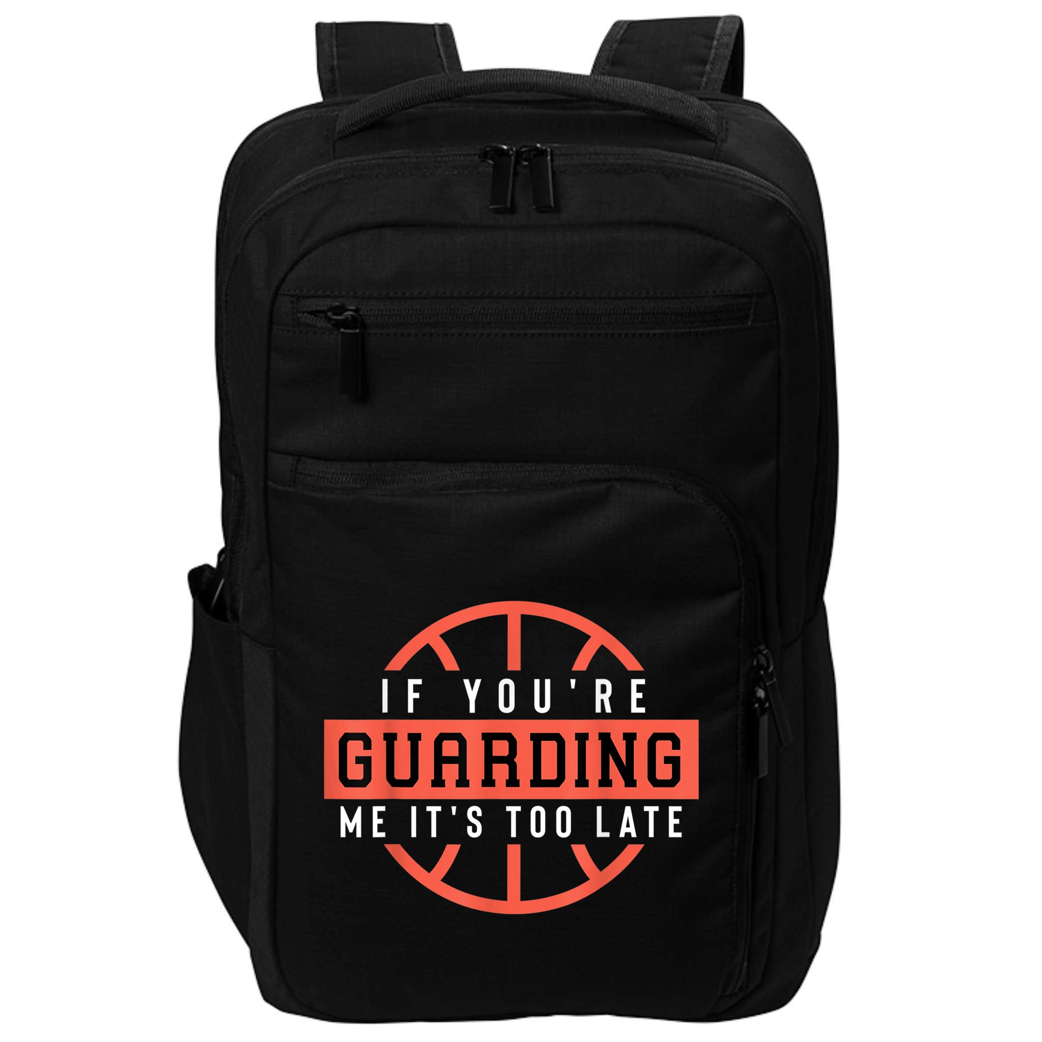 Basketball Ballin Hoops Gift For Basketballer Basketball Players Impact Tech Backpack