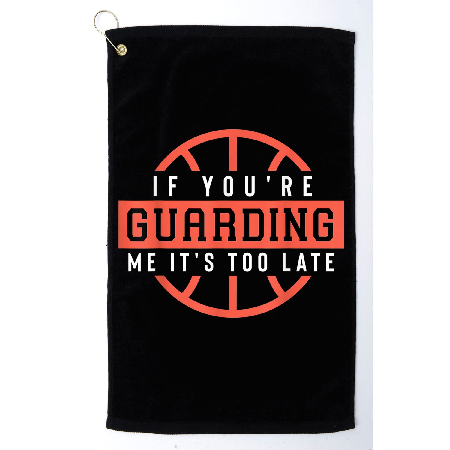 Basketball Ballin Hoops Gift For Basketballer Basketball Players Golf Towel