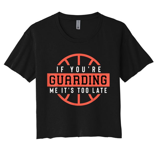 Basketball Ballin Hoops Gift For Basketballer Basketball Players Crop Top