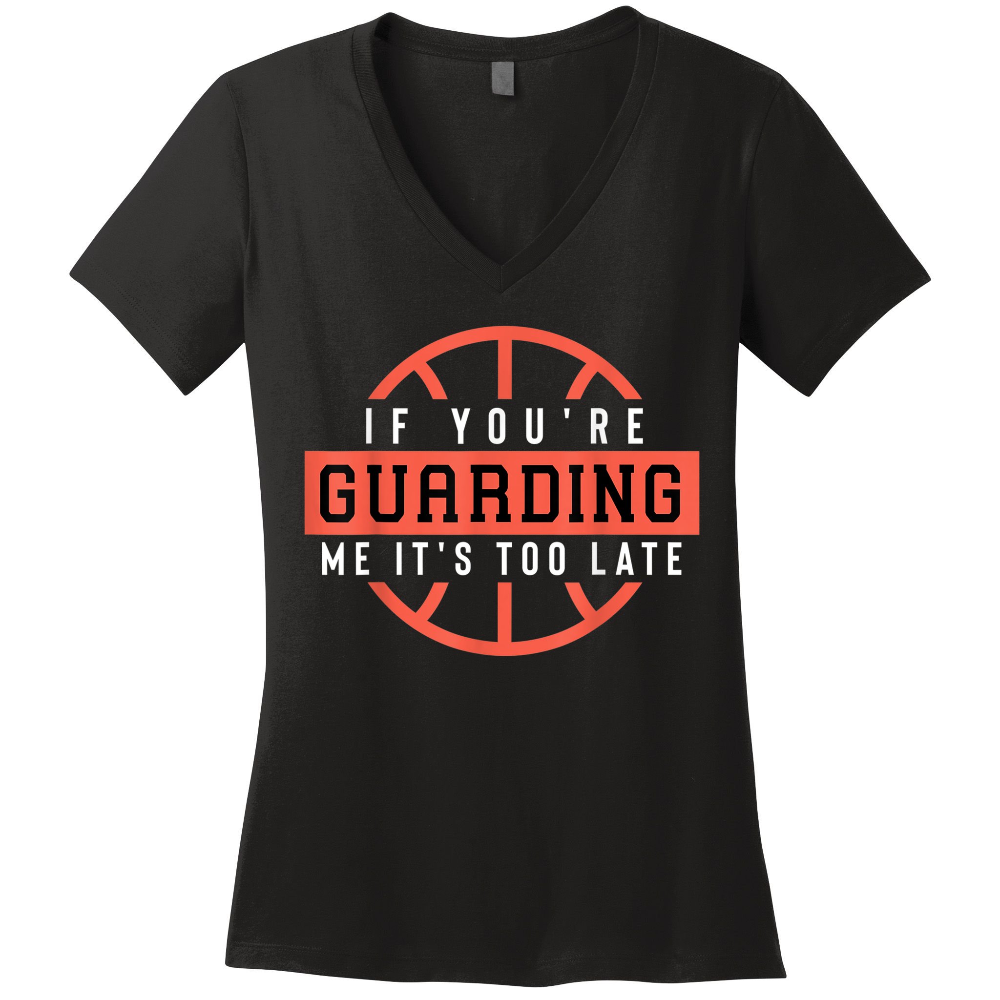 Basketball Ballin Hoops Gift For Basketballer Basketball Players Women's V-Neck T-Shirt