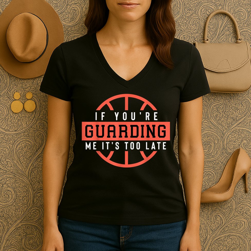 Basketball Ballin Hoops Gift For Basketballer Basketball Players Women's V-Neck T-Shirt