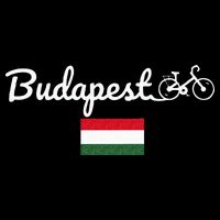 Bike Budapest Hungary Biking Cycling Bike Lover Button