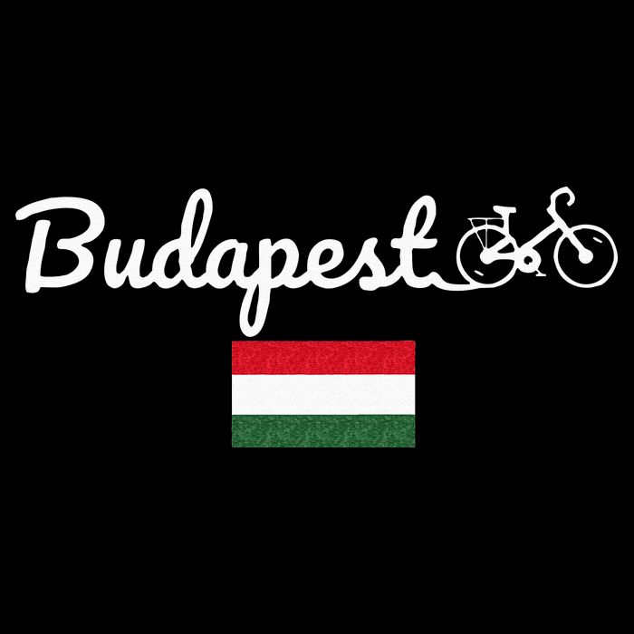 Bike Budapest Hungary Biking Cycling Bike Lover Button