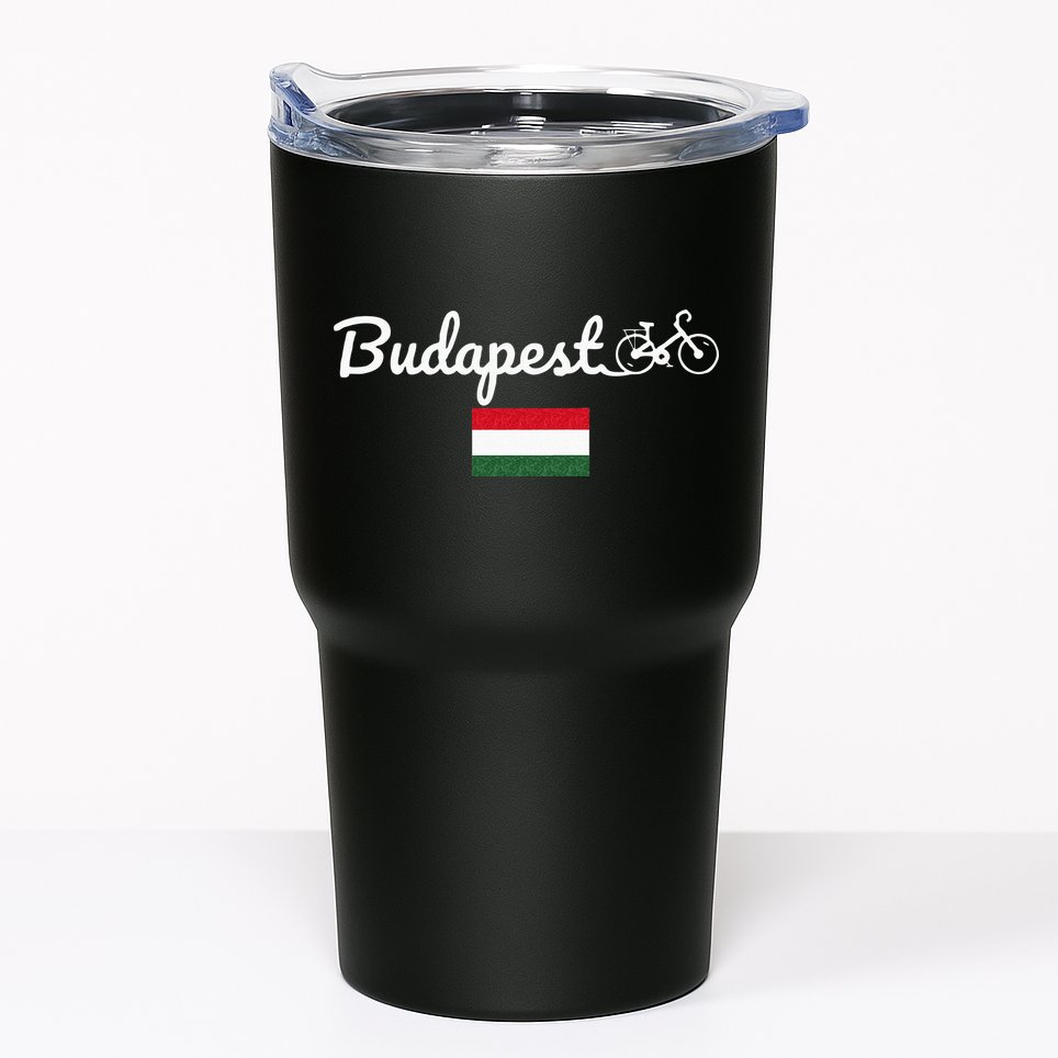Bike Budapest Hungary Biking Cycling Bike Lover Tumbler