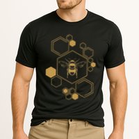 Bee Beekeeping Honeycomb Honey Beekeeper Bee Cooling Performance Crew T-Shirt