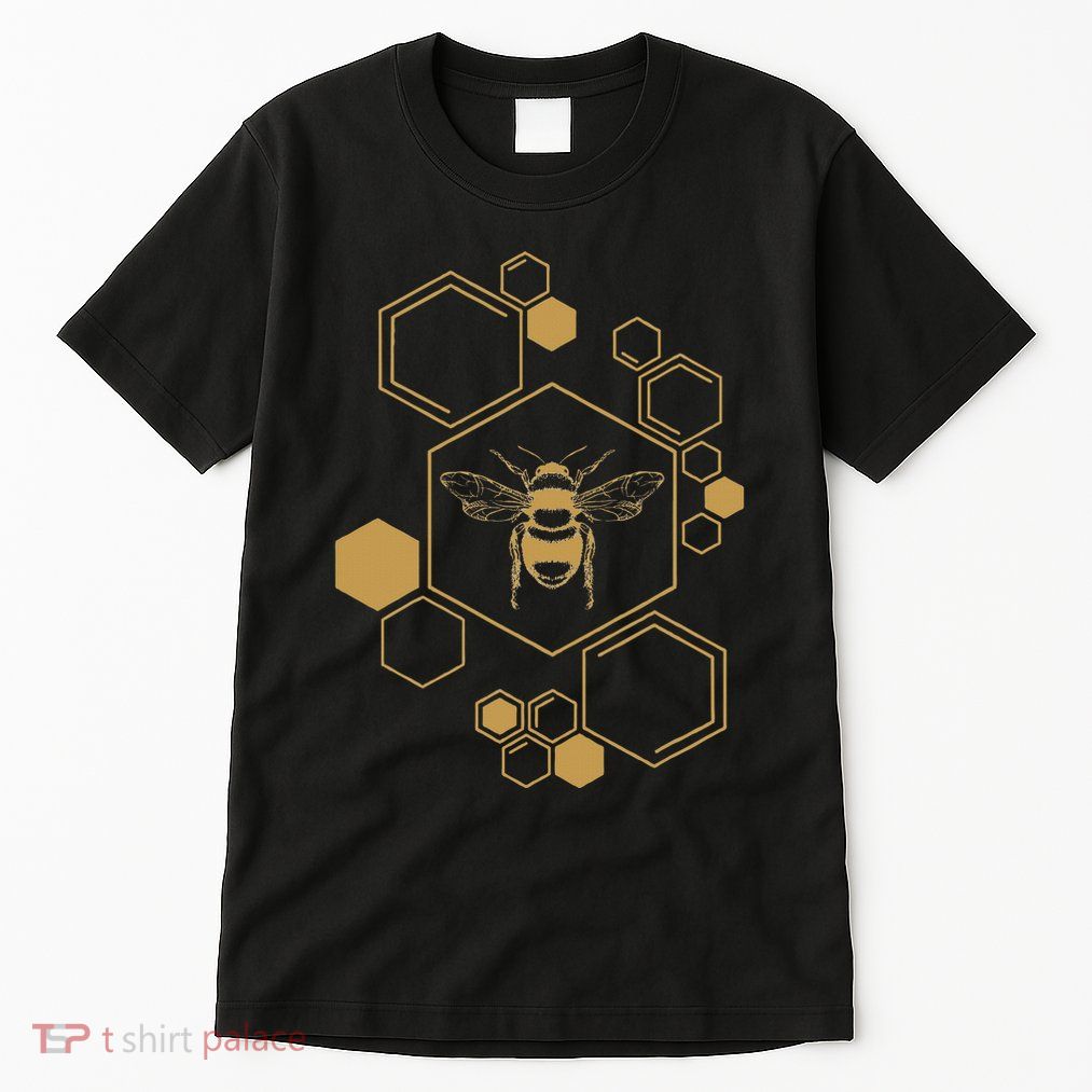 Bee Beekeeping Honeycomb Honey Beekeeper Bee Tall T-Shirt
