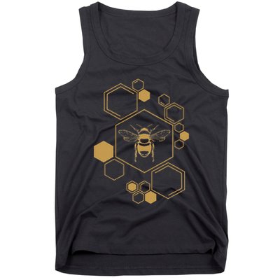 Bee Beekeeping Honeycomb Honey Beekeeper Bee Tank Top