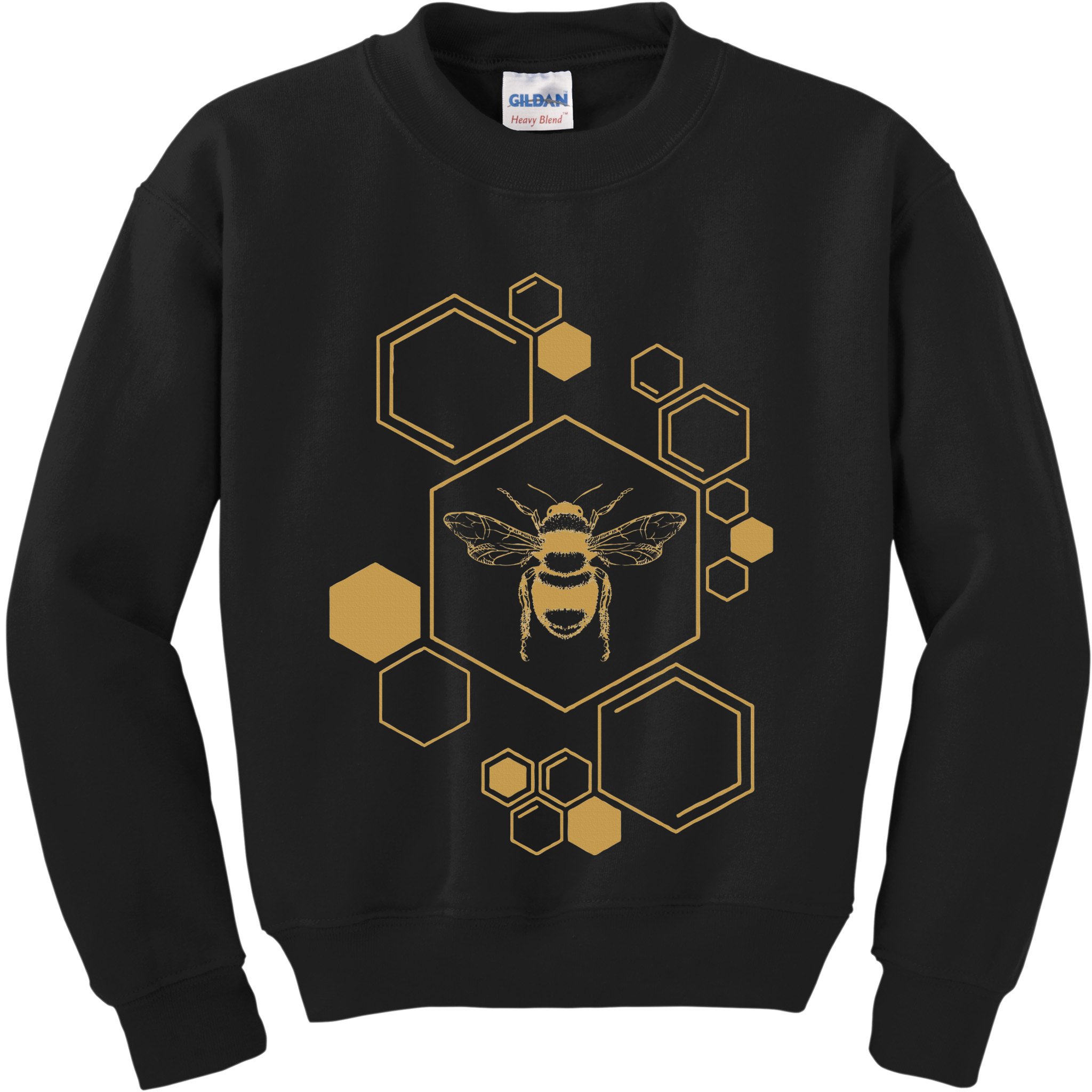 Bee Beekeeping Honeycomb Honey Beekeeper Bee Kids Sweatshirt