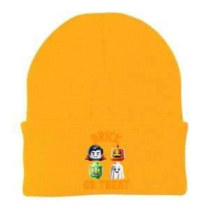 Building Bricks Halloween Costume Brick Or Treat Monsters Knit Cap Winter Beanie